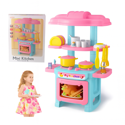🍳 SET DE JUGUETES DE COCINA MINIATURA 48 PIEZAS – DIVERSIÓN, IMAGINACIÓN Y APRENDIZAJE PARA LOS PEQUEÑOS CHEFS 👧🧑‍🍳
