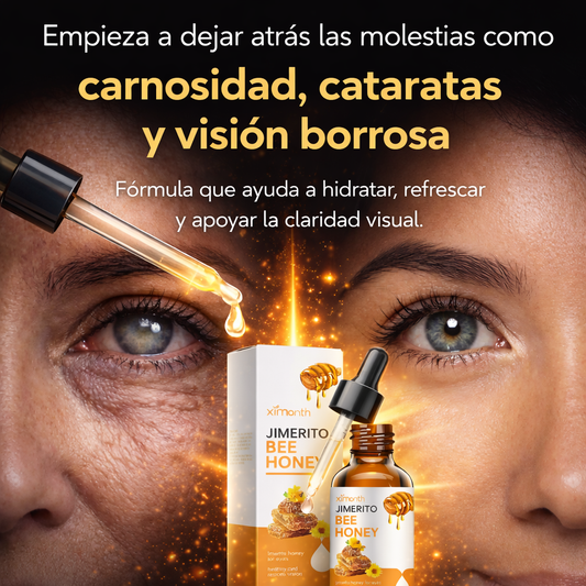 Jimerito Bee Honey- para hidratar profundamente, aliviar la fatiga ocular y tratar  cataratas o terigiones.