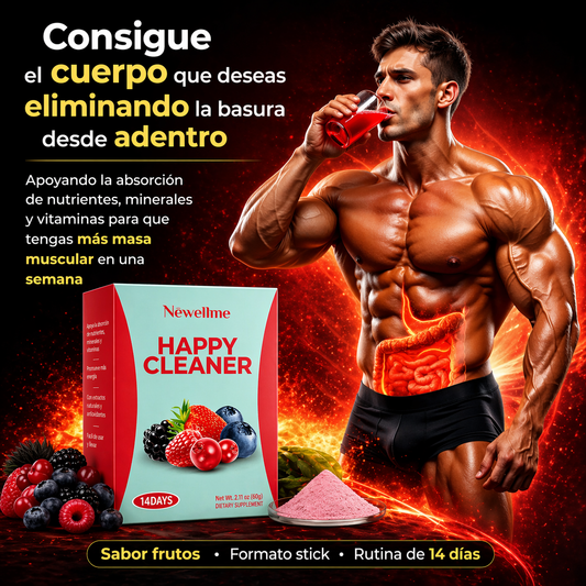 Suplemento digestivo  Happy Cleaner - desintoxica el organismo en  14 días