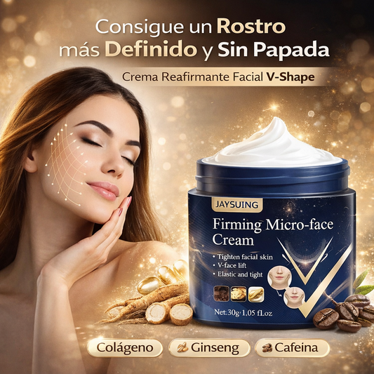 Crema Facial V-Shape Reafirmante , Reductora y Anti Papada