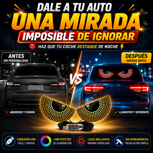 Ojos LED USB para Auto — Dale una mirada única a tu coche