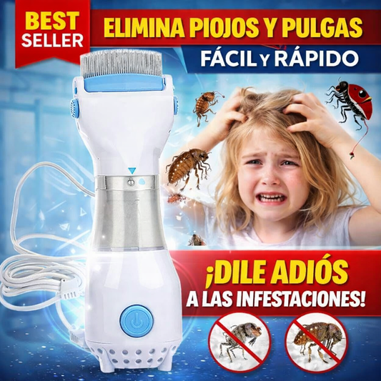 Peine eléctrico para piojos y pulgas