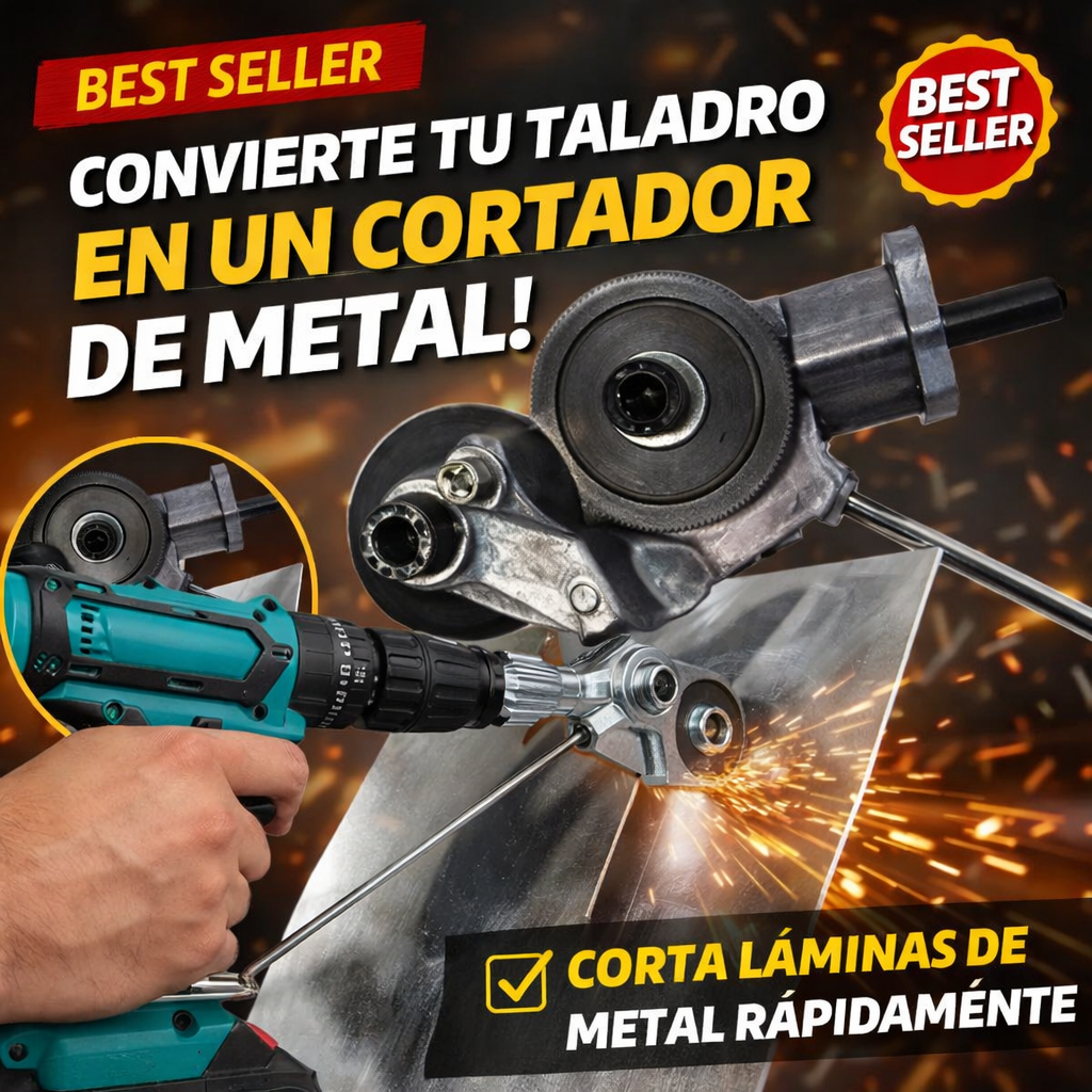 Cortador De Metal Adaptador Para Taladro