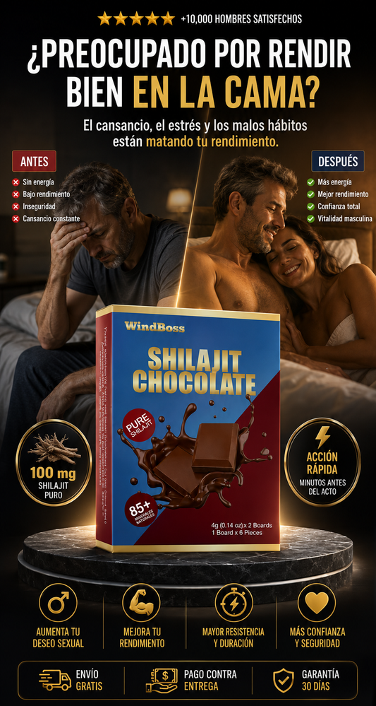 Chocolate con shilajit - Potencia masculina