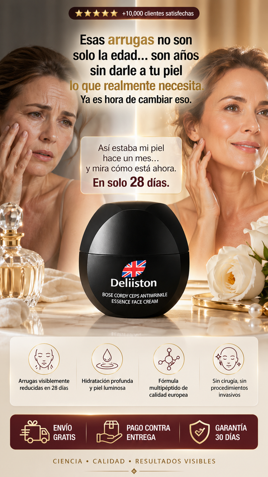 Deliiston -Sérum facial-sérum reparador de arrugas profundas