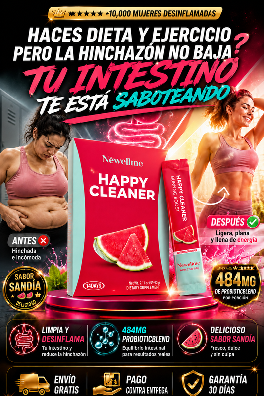 Happy Cleaner Newellme 14 sobres Sandia másViral