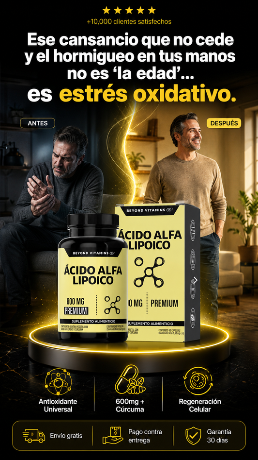 Suplemento Acido Alfa Lipoico 60 Capsulas