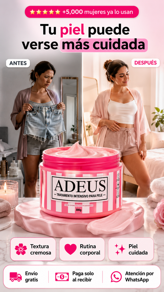 ADEUS Original Tratamiento Intensivo para la Piel — Crema Corporal Rosa 300g