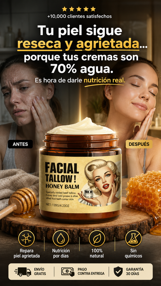 CREMA EVIL GOODS FACIAL TALLOW - SEBO DE RES y Bálsamo de miel