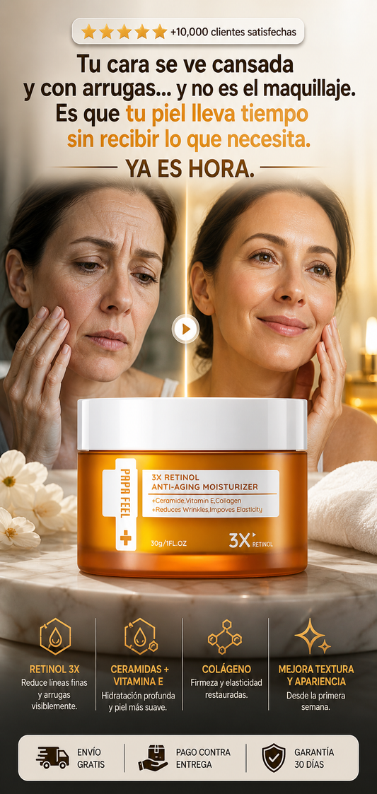 PAPA FEEL 3X RETINOL ANTI-AGING MOISTURIZER 30G