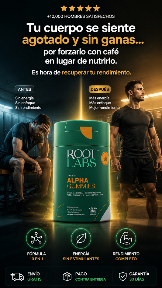 Root Labs 10-1 Alpha Gummies | 4000 mg Pure Shilajit with KSM-66 | 60 Gummies