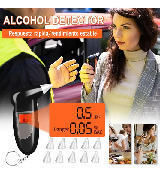 🚗 Alcoholímetro Digital – ¡Conduce con responsabilidad y seguridad!