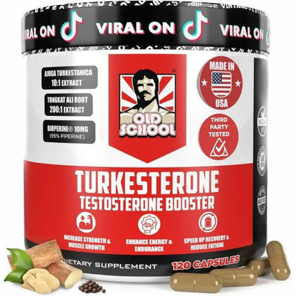 ¡Máxima Potencia y Energía! , Fórmula Avanzada con 1500mg de Turkesterona + Tongkat Ali + Vitaminas Esenciales