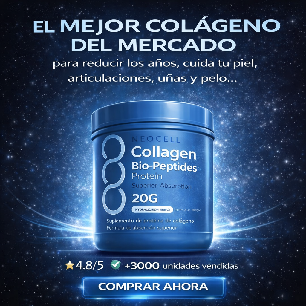 Collagen Bio-Peptides- apoyar la salud de la piel, cabello, uñas y articulaciones. 