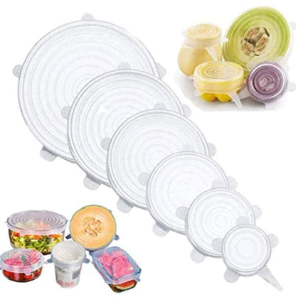 SealFlex™: 12 Tapas de silicona reutilizables que sellan frescura en segundos 🍓🥑♻️