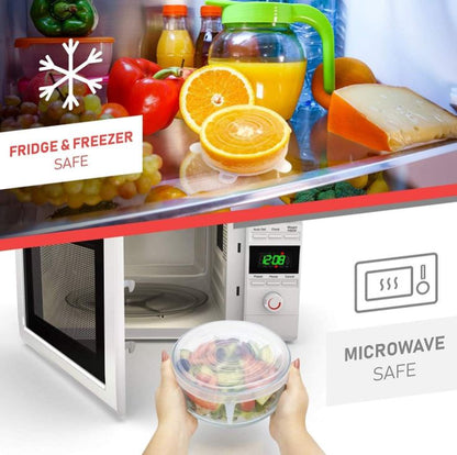 SealFlex™: 12 Tapas de silicona reutilizables que sellan frescura en segundos 🍓🥑♻️