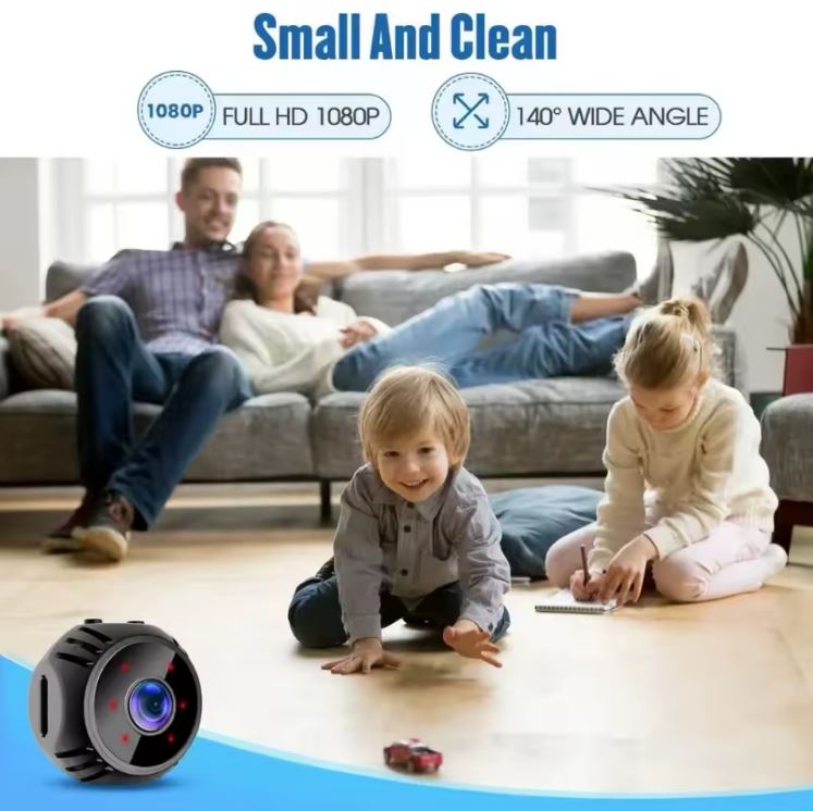 W8 SmartCam 360™:Detección de movimiento + visión nocturna: tu guardián las 24 horas