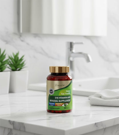 Suplemento Vision+ con luteína y zeaxantina | Protege la retina y reduce la fatiga visual | Potente Antioxidante con Vitaminas C+E + Zinc | Neutraliza los efectos de luz azul | 60 cápsulas vegetales para una salud ocular integral