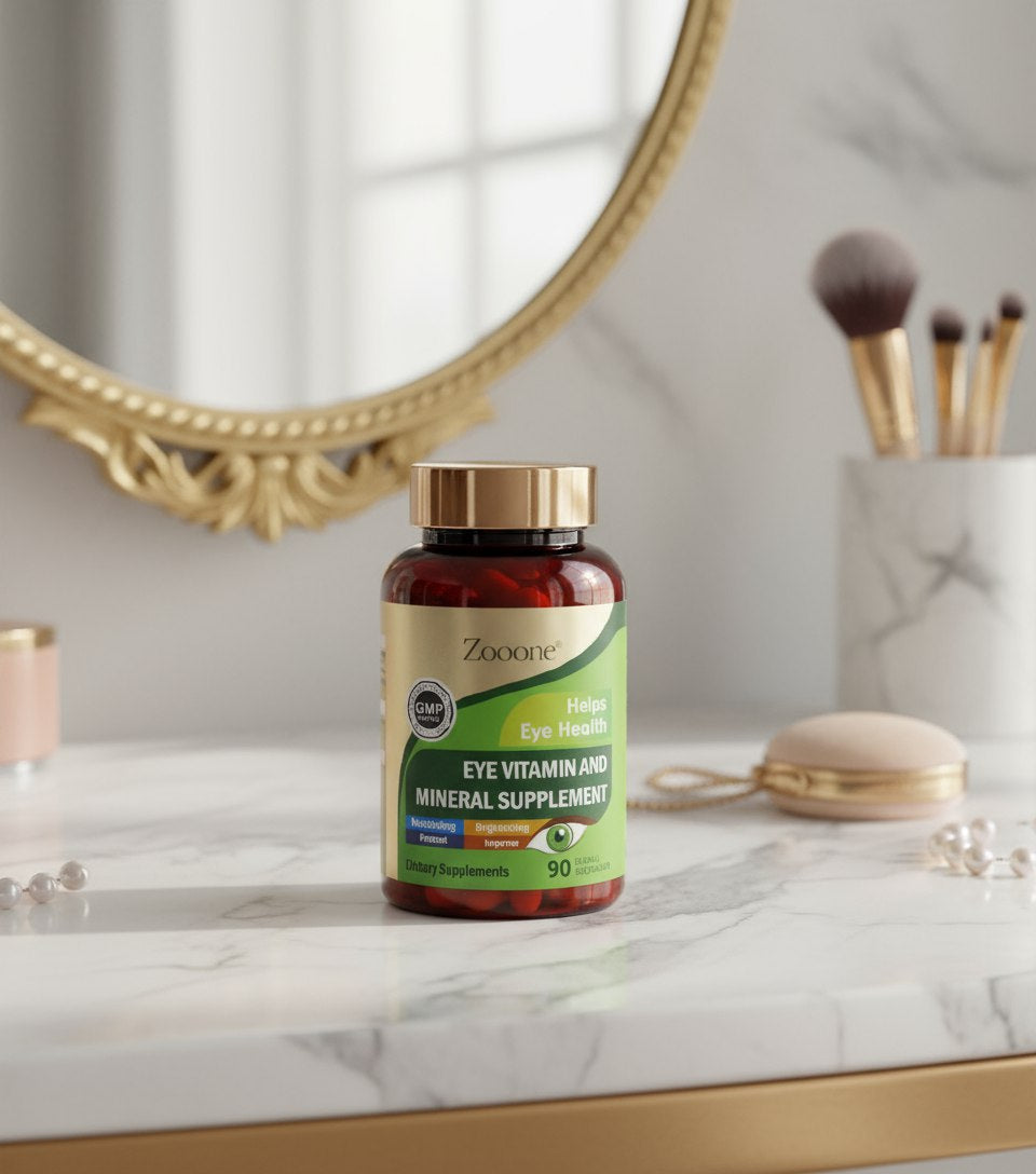 Suplemento Vision+ con luteína y zeaxantina | Protege la retina y reduce la fatiga visual | Potente Antioxidante con Vitaminas C+E + Zinc | Neutraliza los efectos de luz azul | 60 cápsulas vegetales para una salud ocular integral