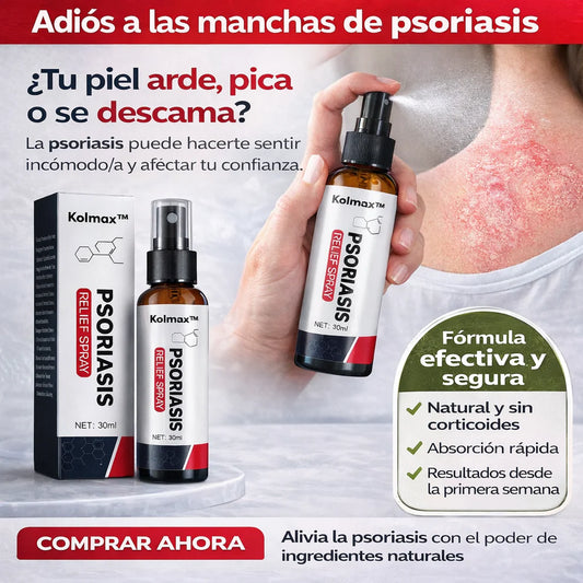Spray de Alivio para la Psoriasis Kolmax™