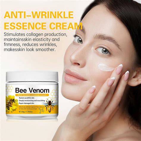 Crema facial Bee Venom Reafirmante Lifting Calmante Aclarar Reparar Enrojecimiento Piel dañada Fortalecer la barrera Iluminar Nutrir Crema corporal