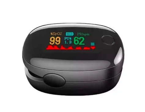 Oxímetro para tomar el pulso medico a través del dedo