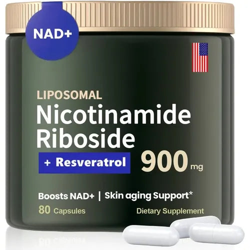 Nicotinamide Riboside Resveratrol Quercetin Liposomal- Apoyar el Envejecimiento Saludable de la Piel