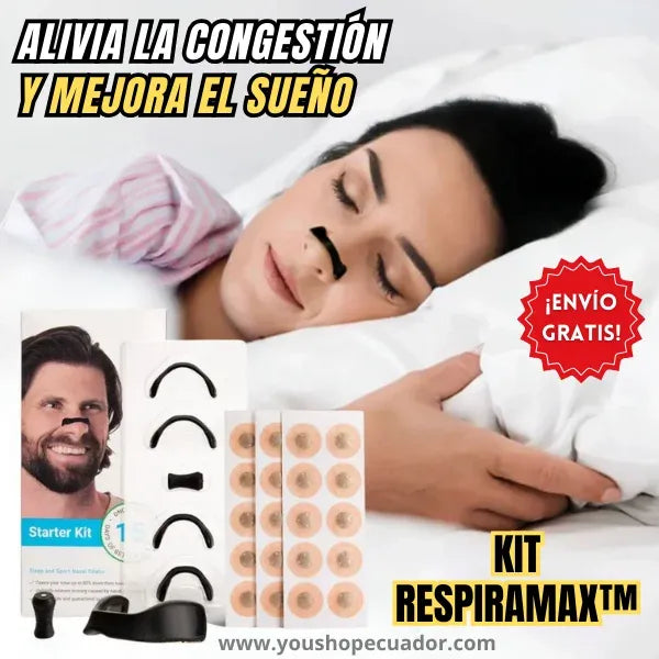 RespiraMax™ – Duerme Mejor y Rinde Más con Respiración Sin Obstáculos