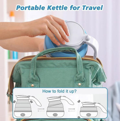 FlexiKettle™:El hervidor plegable ideal para viajes y oficina