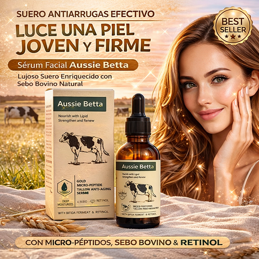 Sérum facial Aussie Betta para el cuidado de la piel y la reducción de arrugas