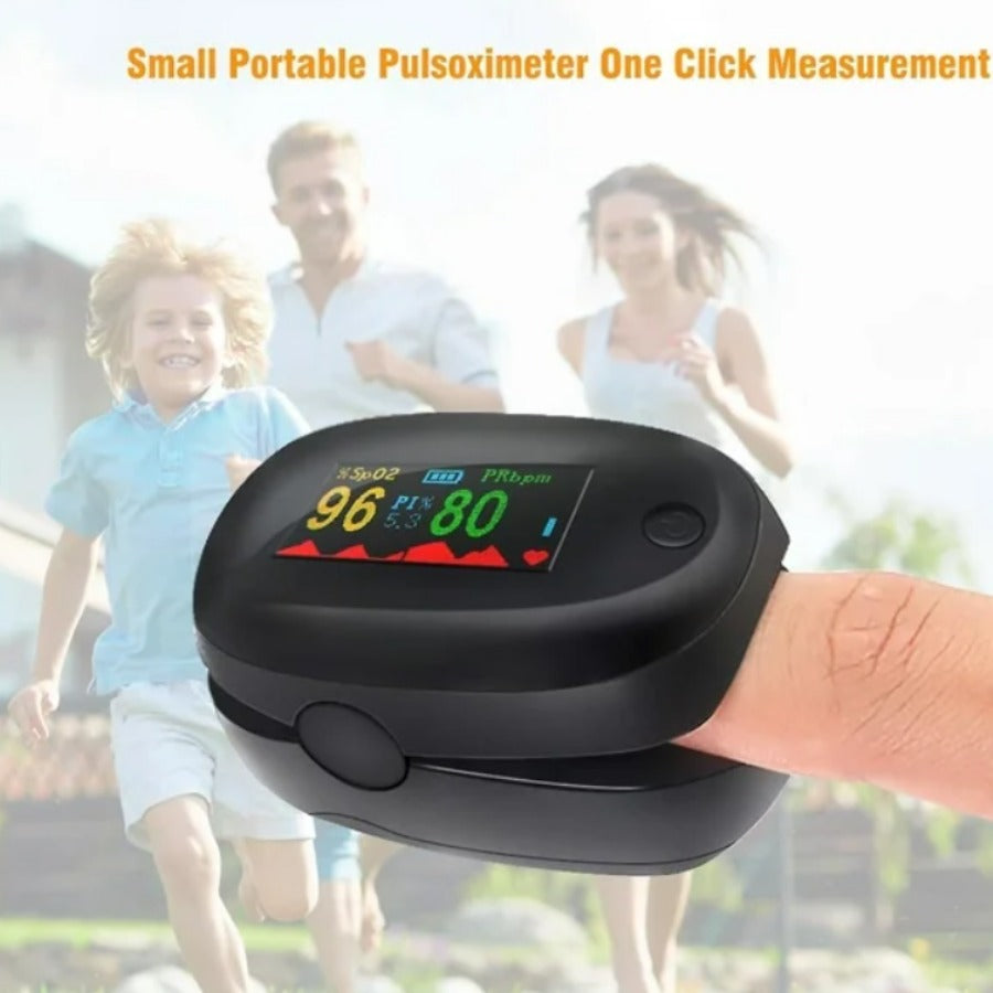 Oxímetro para tomar el pulso medico a través del dedo