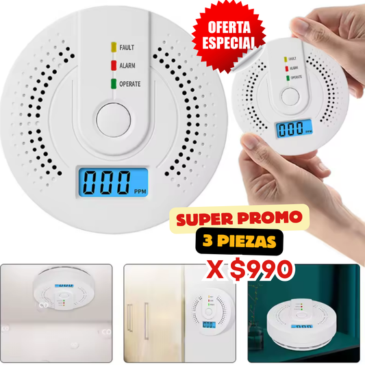 Guardian CO Alert™:¡Protección inmediata contra el monóxido de carbono invisible!