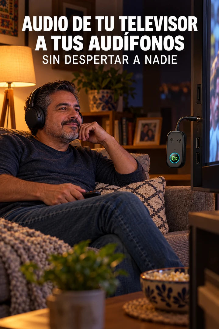 Audio inalámbrico para ver la televisión