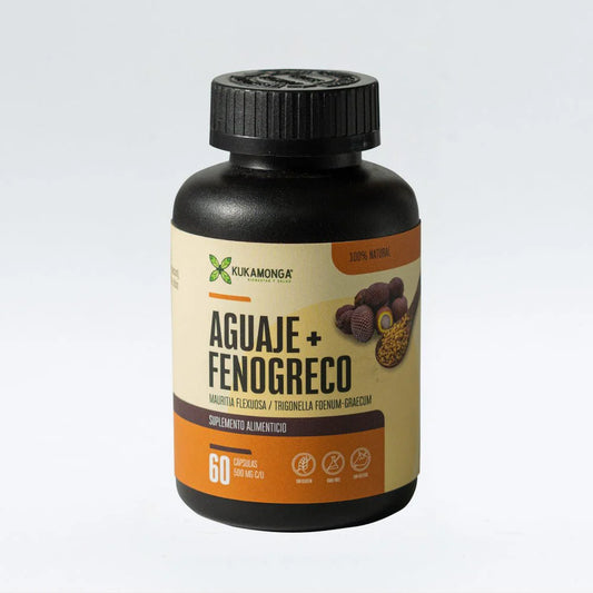 Suplemento Aguaje + Fenogreco 60 cap