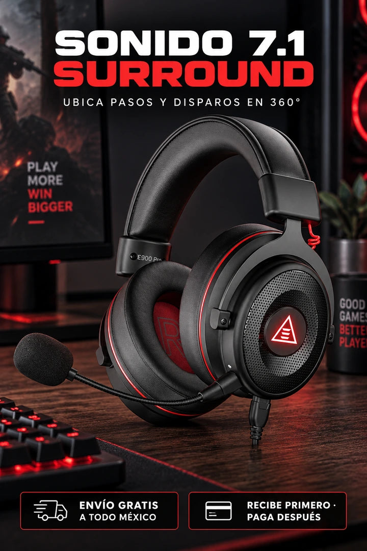 EKSA E900 Pro sonido 7.1 surround