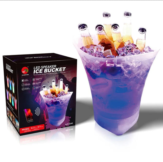 HIELERA MUSICAL - 🎵 ICE & SOUND™ LED SMART CON BOCINA BLUETOOTH DE ALTA POTENCIA