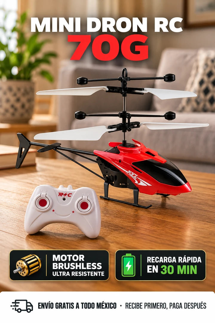 DRON RC RECARGABLE RESISTENTE