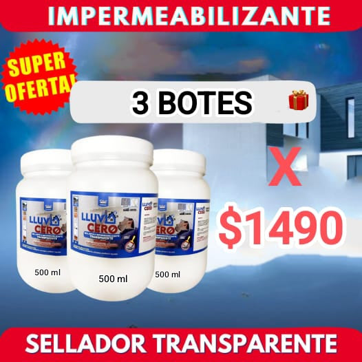 Lluvia Cero – Impermeabilizante Transparente
