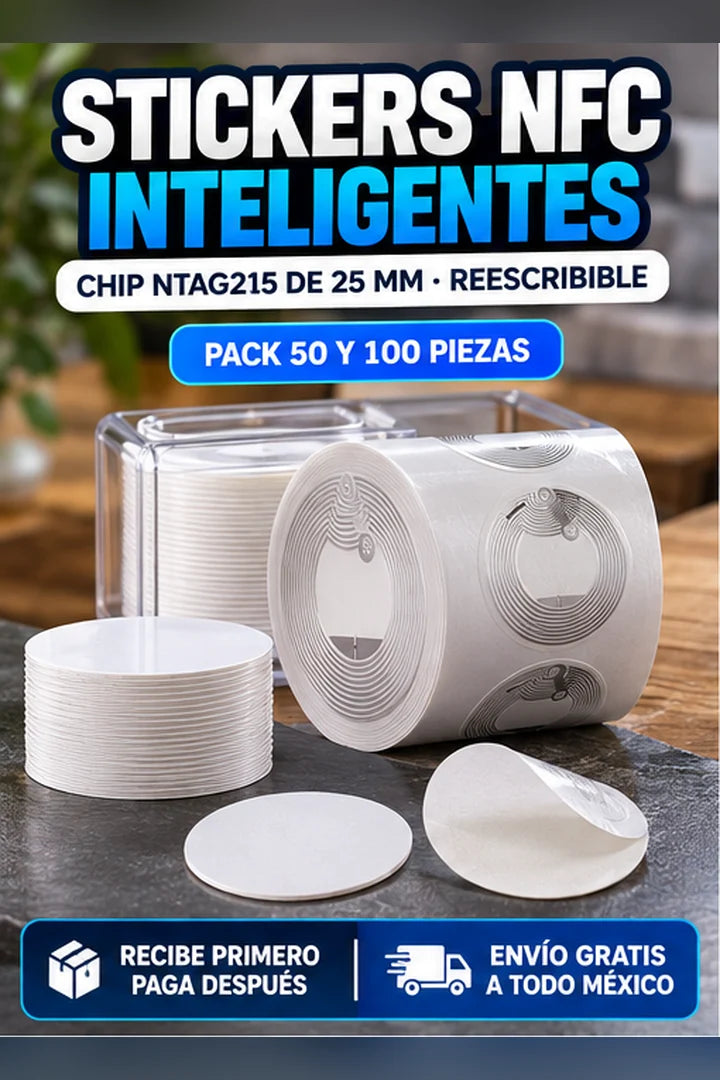 Sticker NFC NTAG215 25 mm - stickers_nfc_01_presentacion